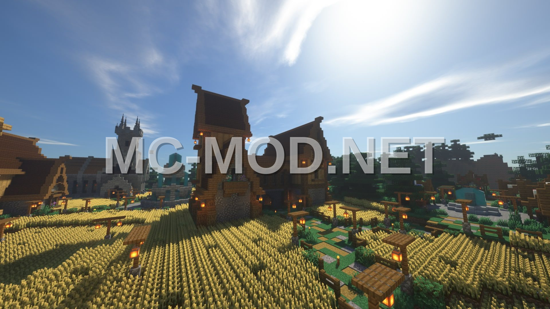 Medieval Oak Log House