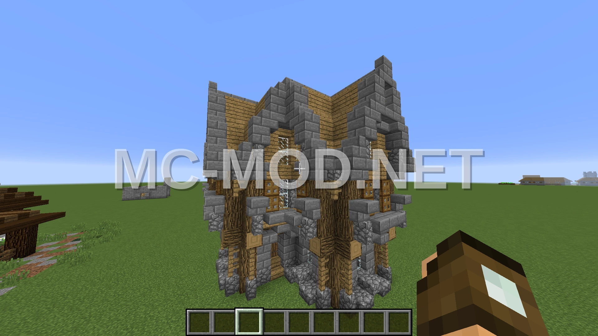 Medieval Oak And Stone House