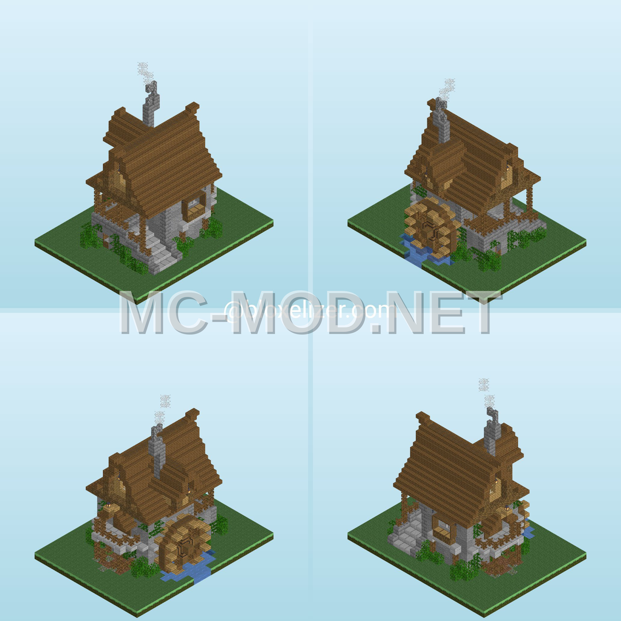 Medieval Spruce & Oak House
