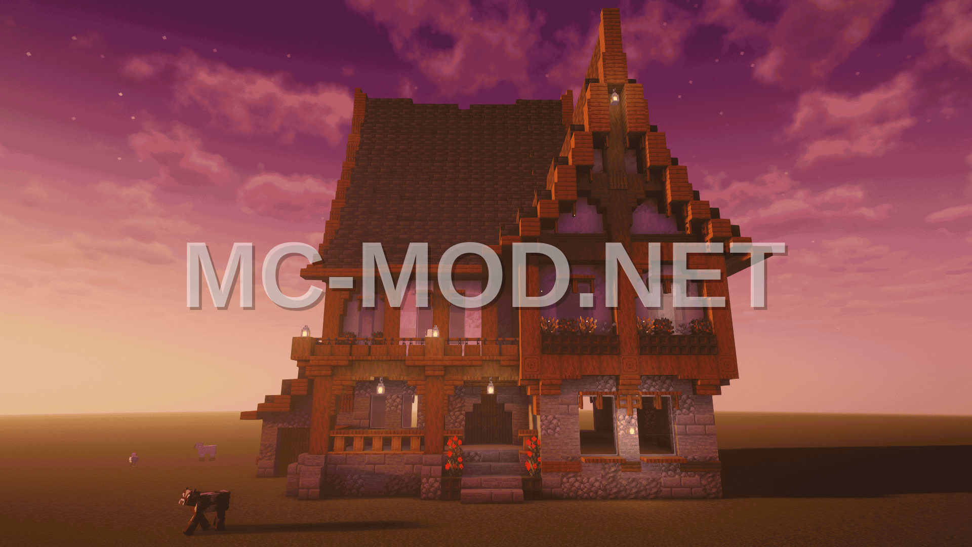 Medieval Deepslate & Spruce House