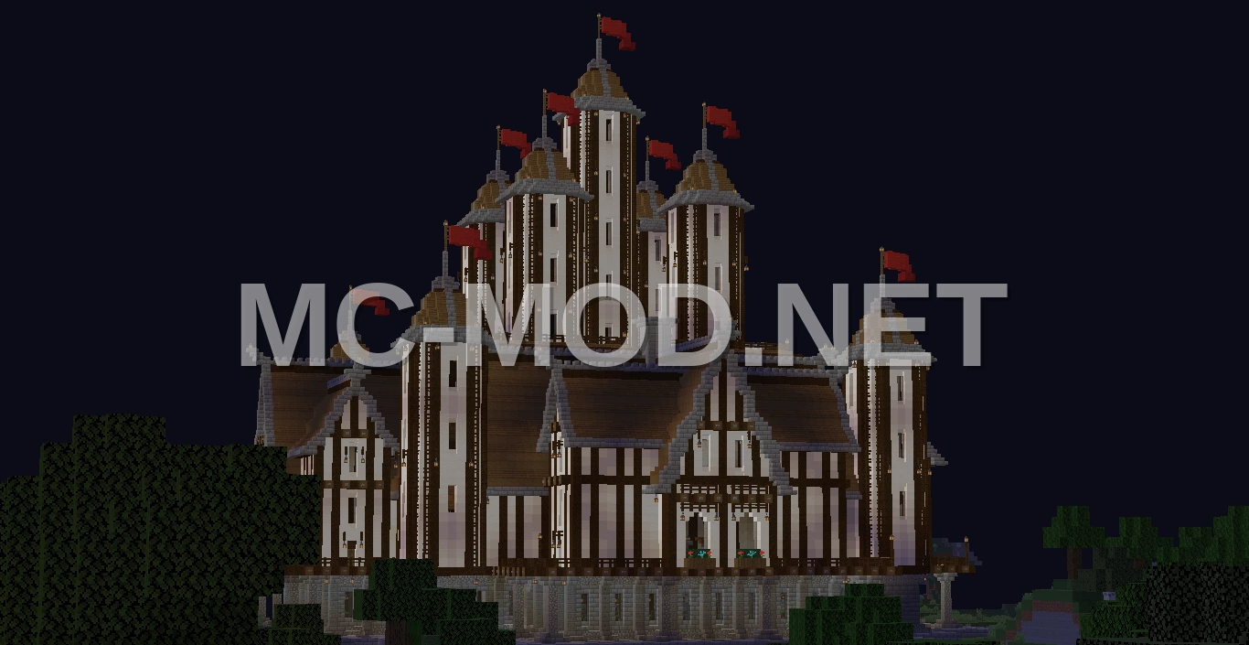 Medieval Castle Exterior – 73k Blocks