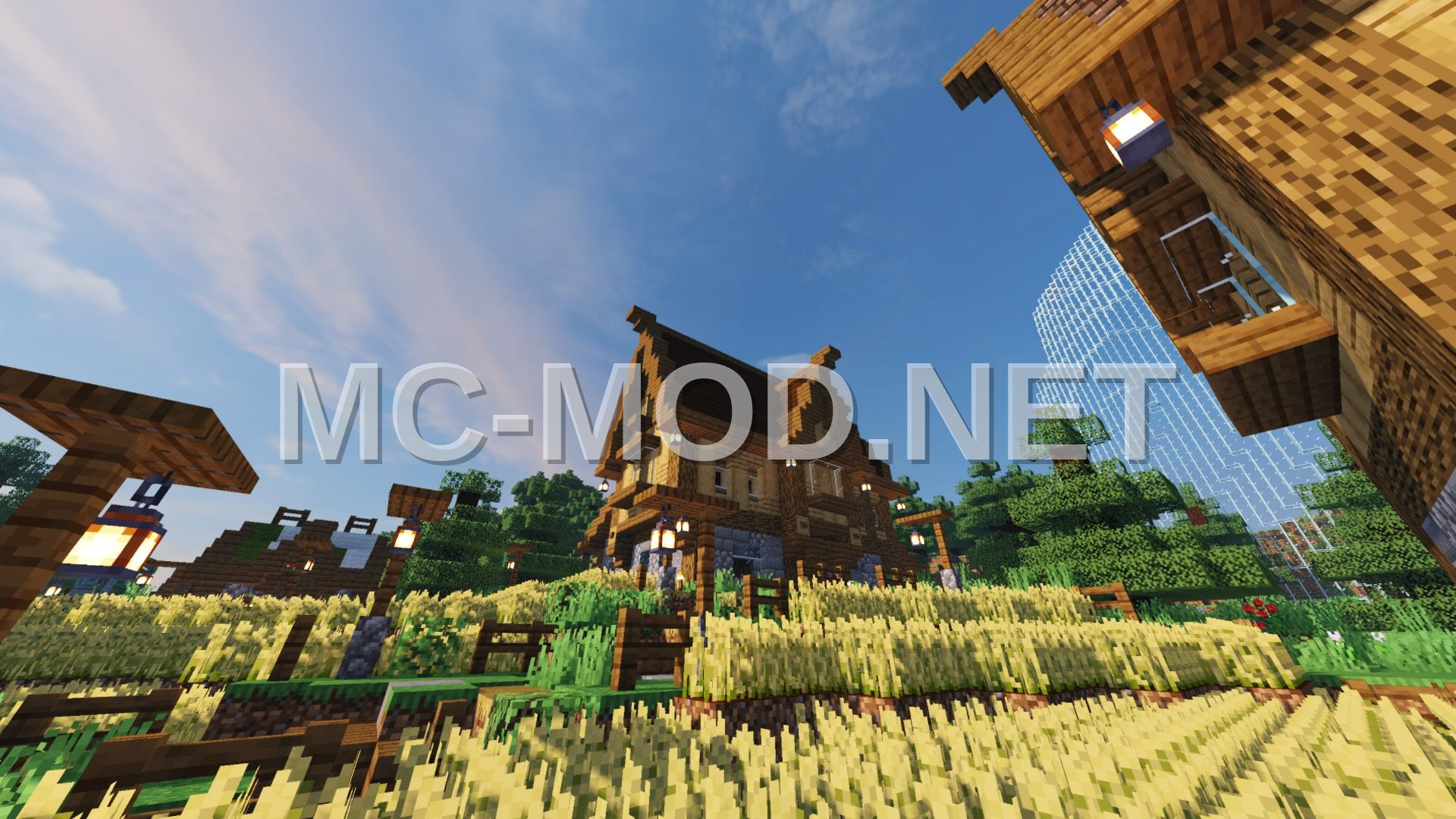 Medieval House With Dark Oak Accents