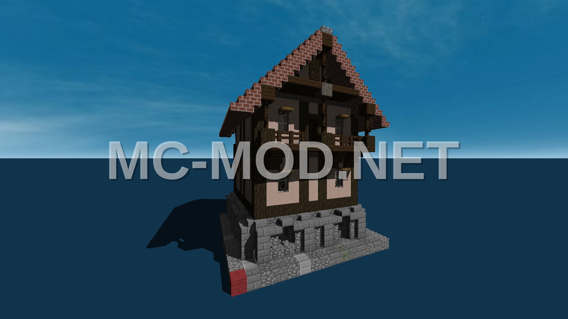 White Terracotta Medieval House