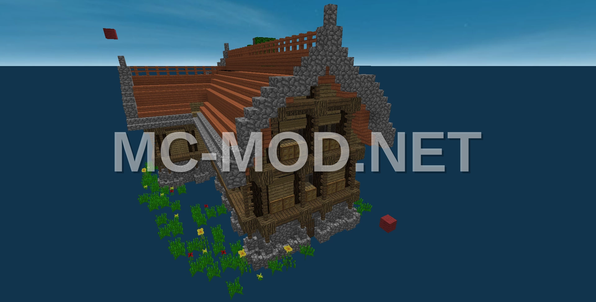 Spruce Log Medieval House Design