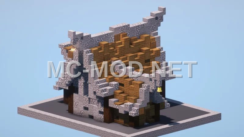 Medieval House With Stone Accents