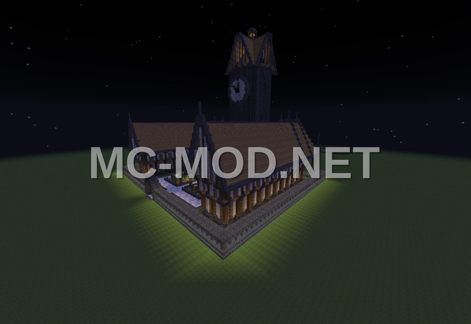 Medieval Tower House With Dirt Accents