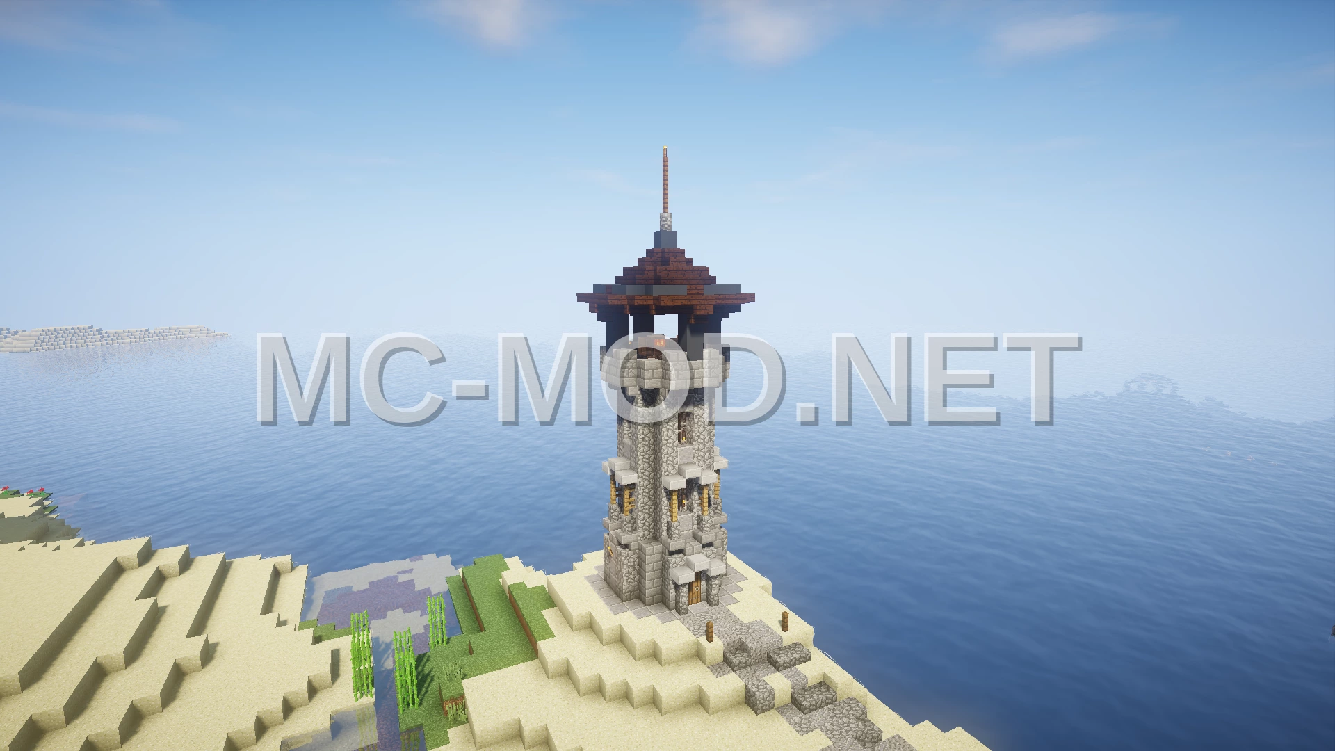 Medieval Lighthouse Decoration