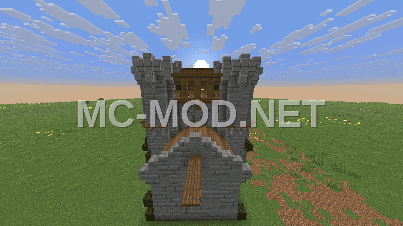 Medieval Manor House – Stone & Oak Base