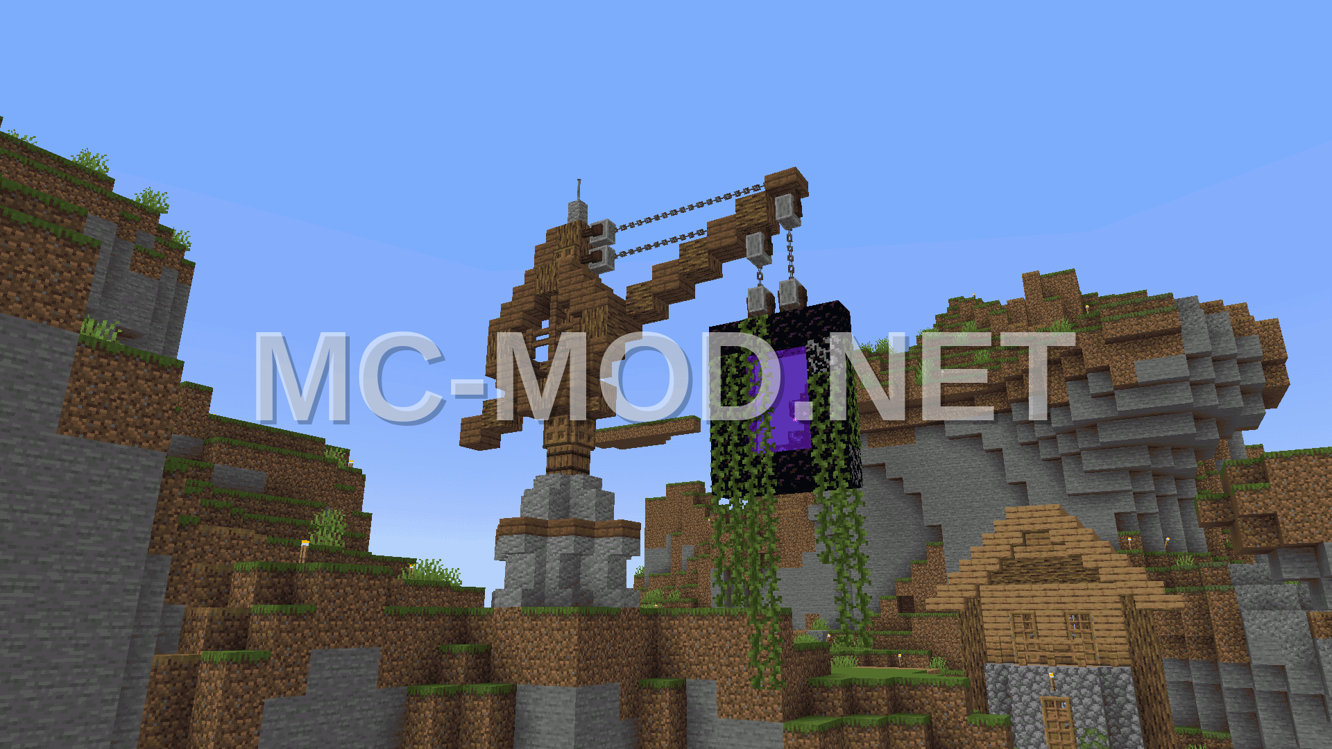 Medieval Nether Portal Decor