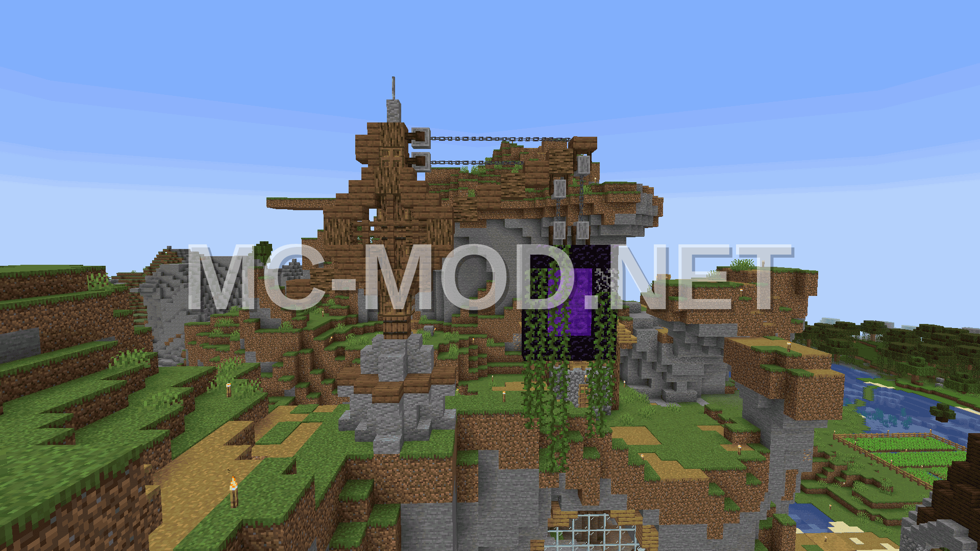 Medieval Nether Portal Decor