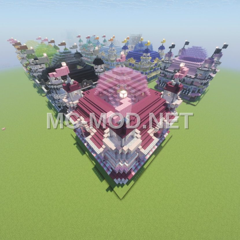 Medieval Pink Two-Story Shop