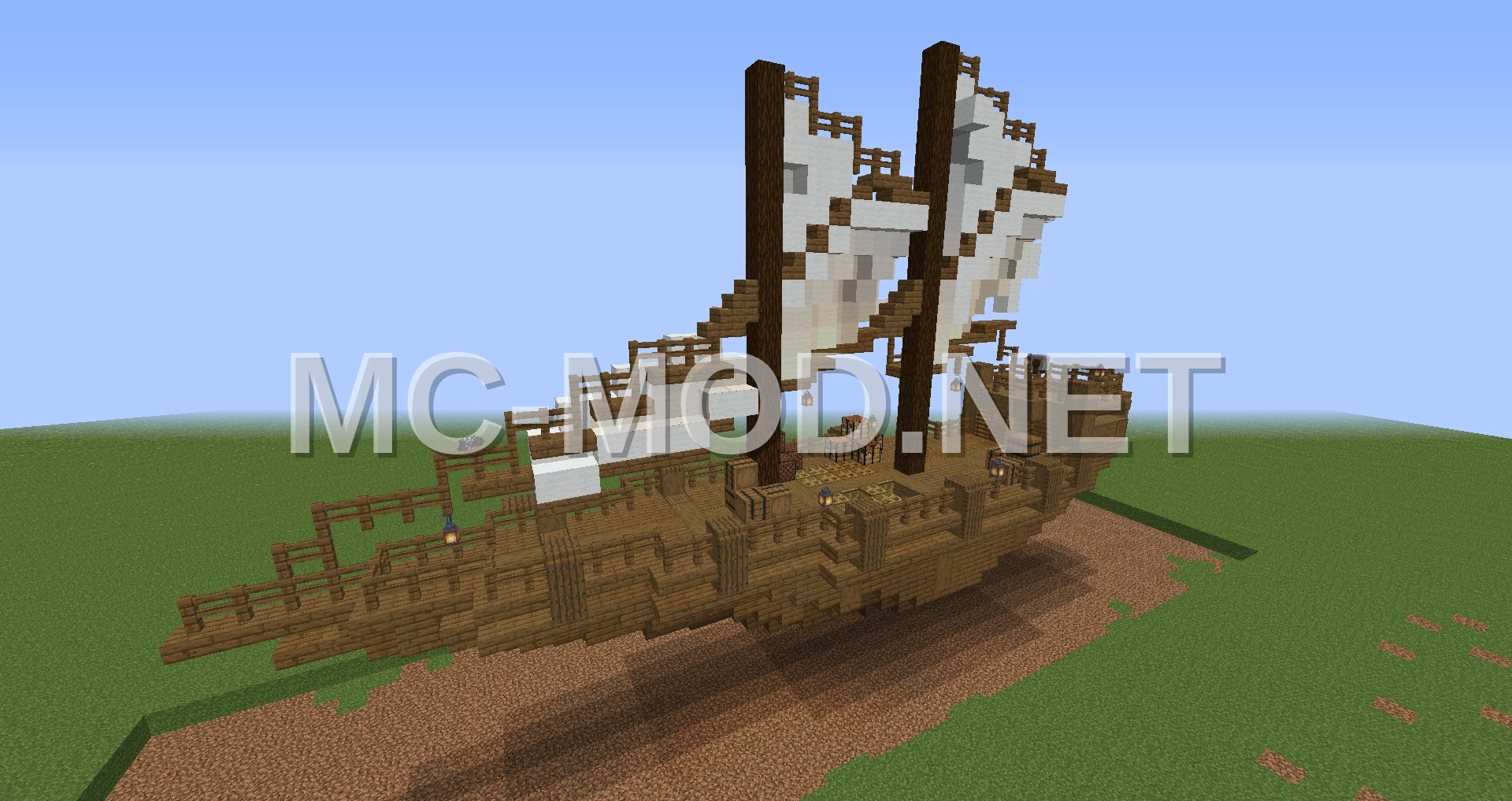 Medieval River Boat