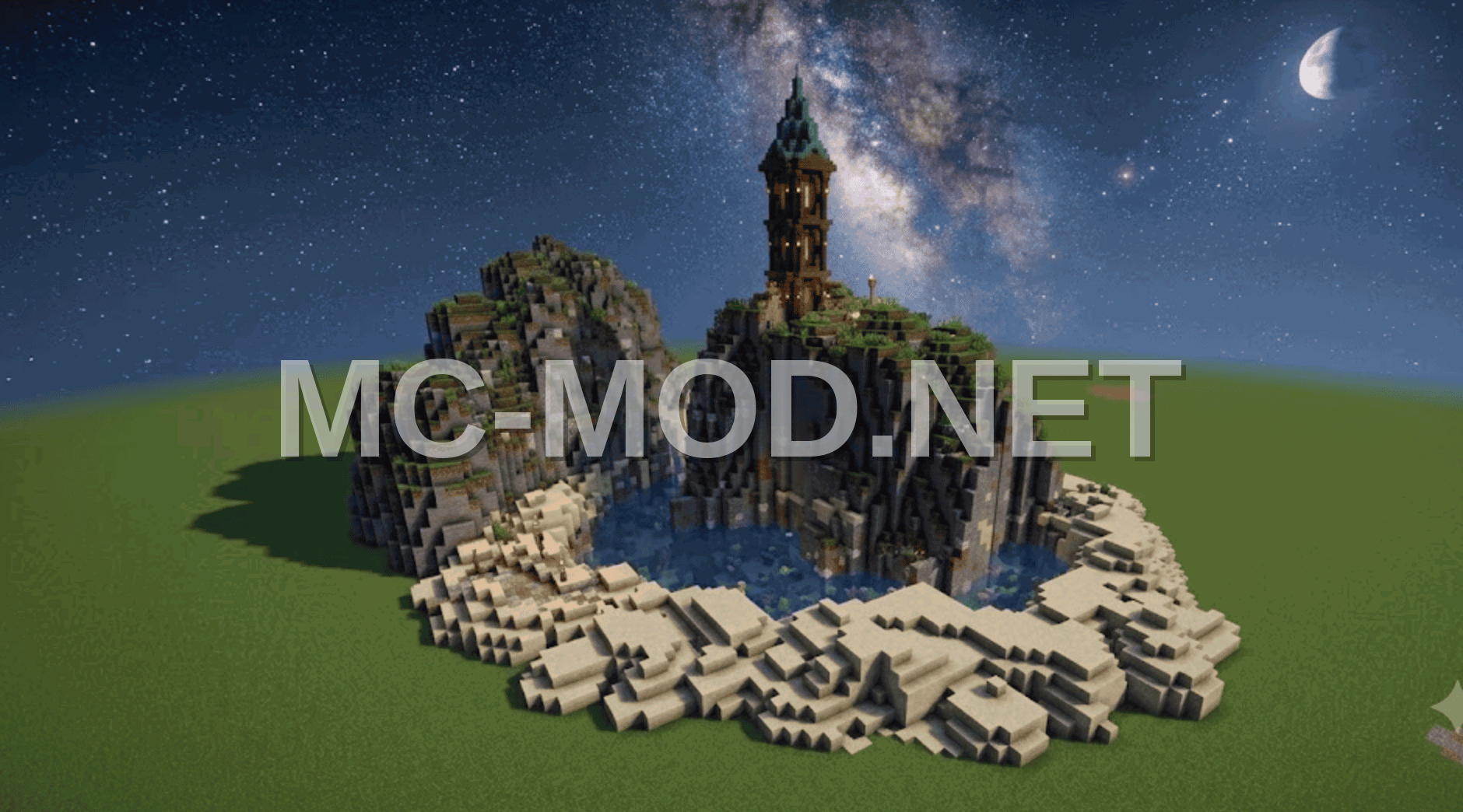 Medieval Spruce Mountain Tower