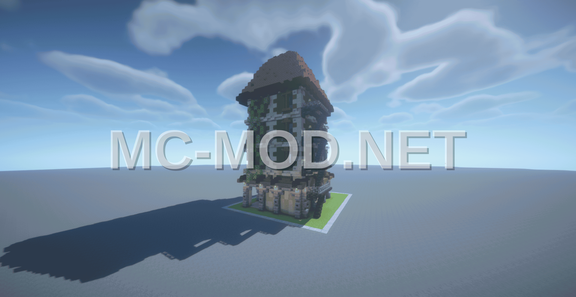 Medieval Stone And Timber Tower