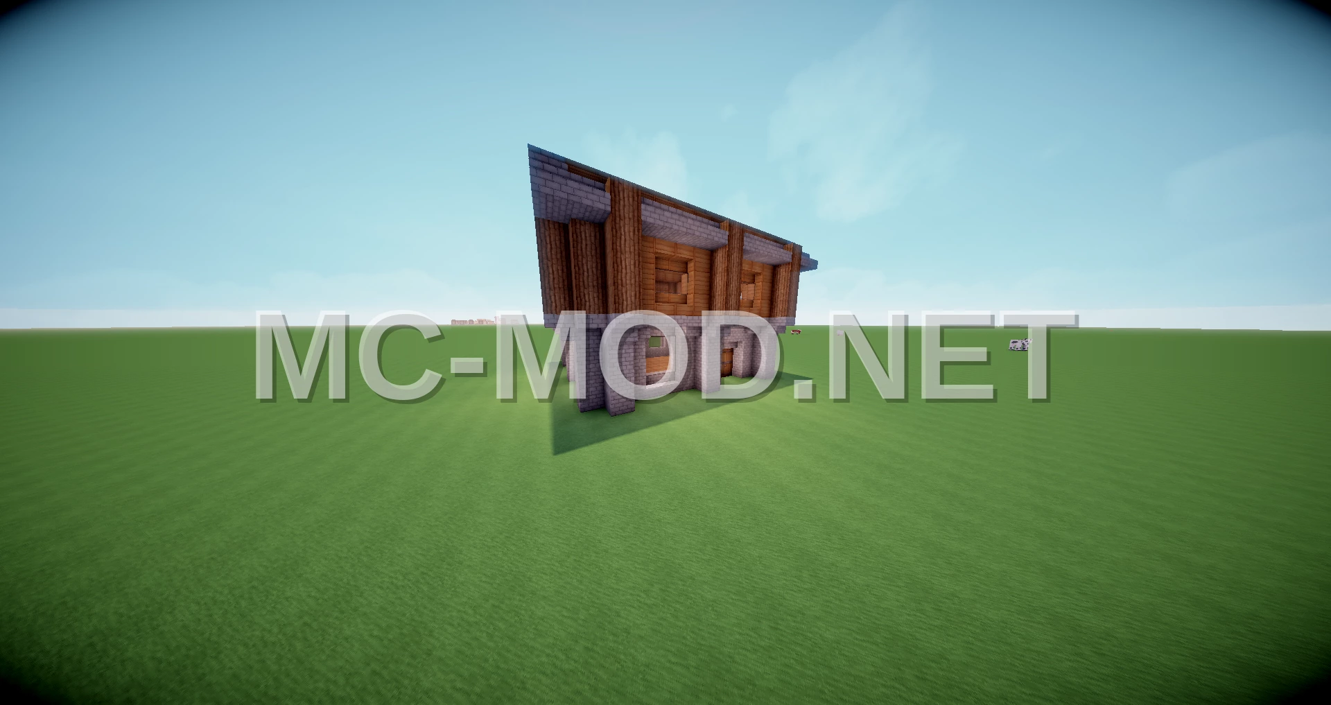 Small Medieval Spruce & Oak House