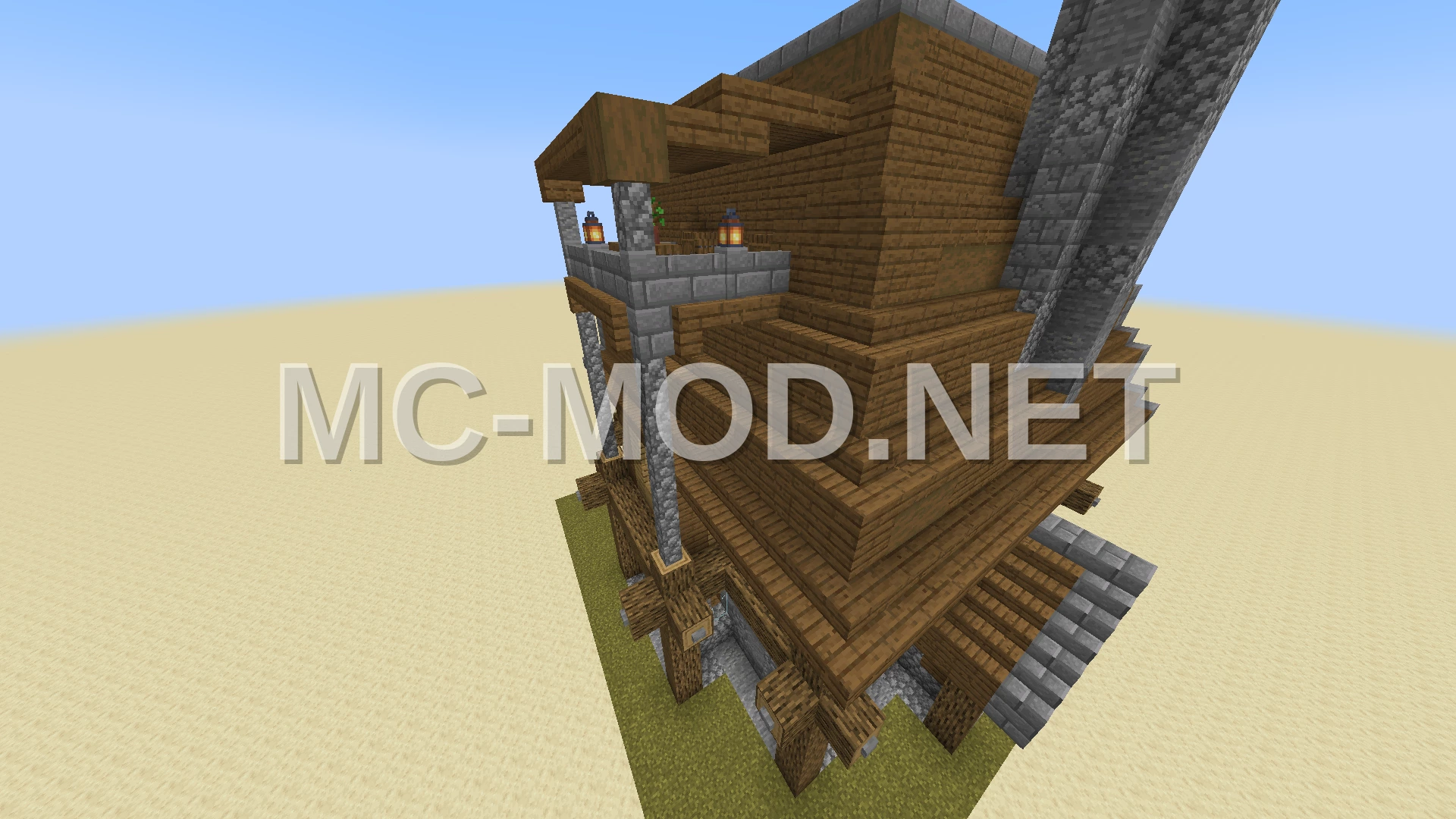 Medieval Spruce And Oak House