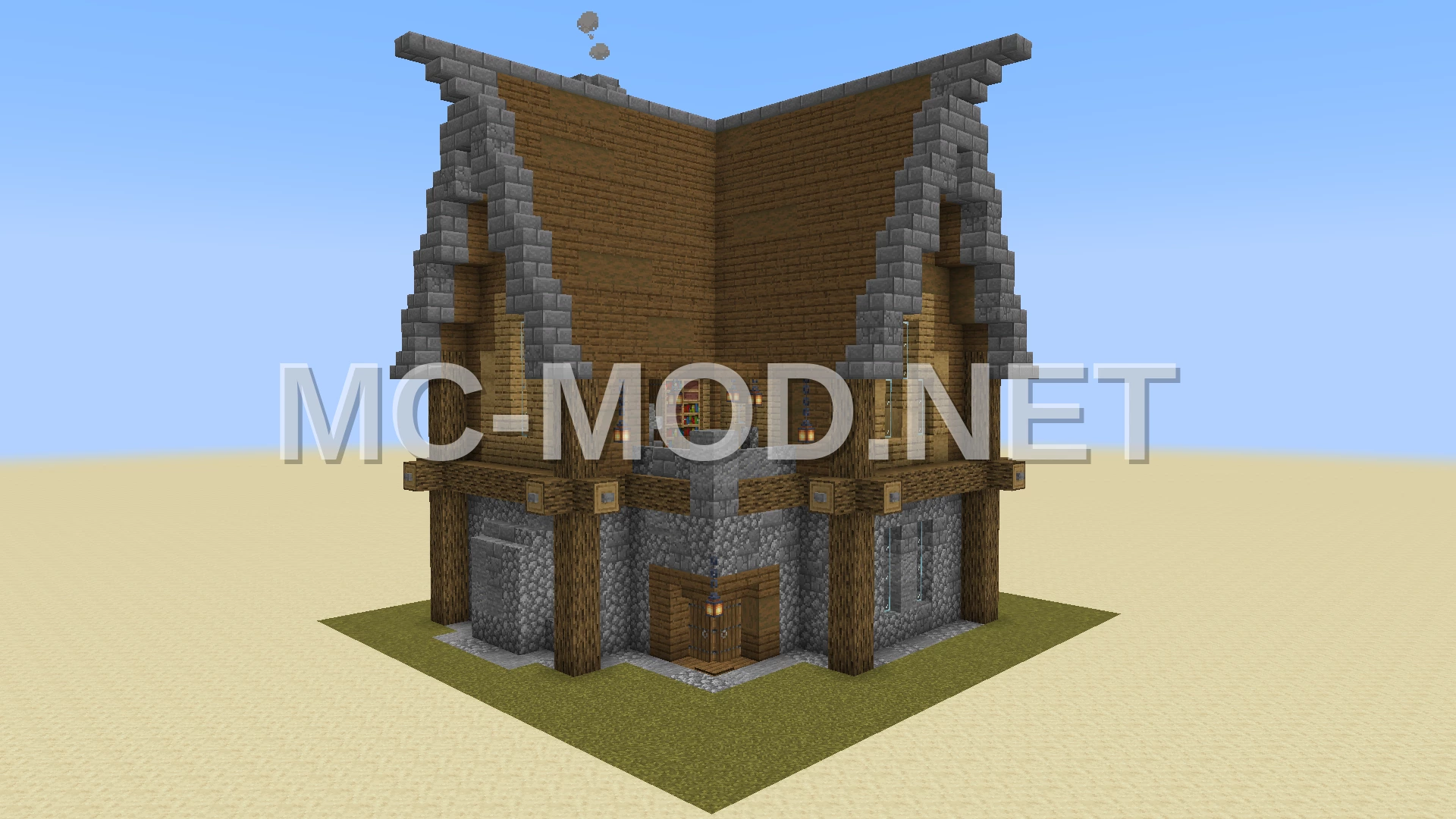 Medieval Spruce And Oak House