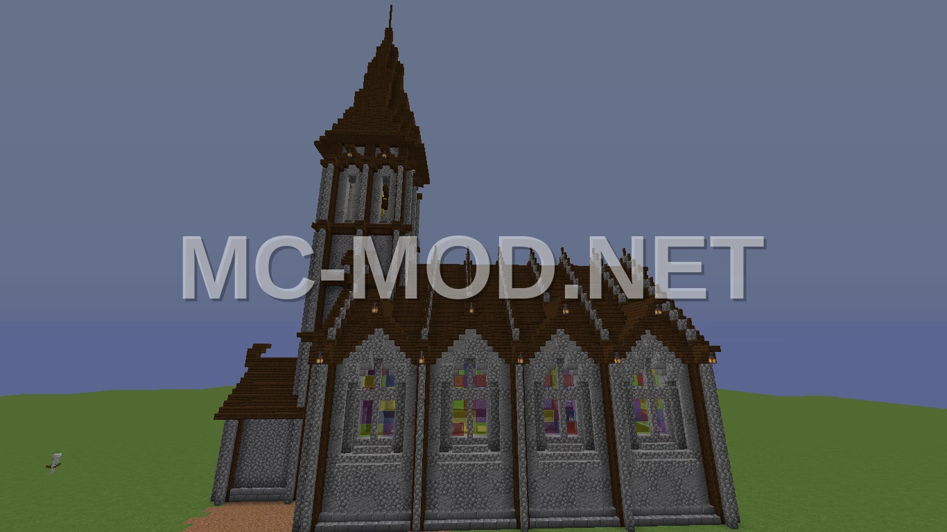 Medieval Town Church Building
