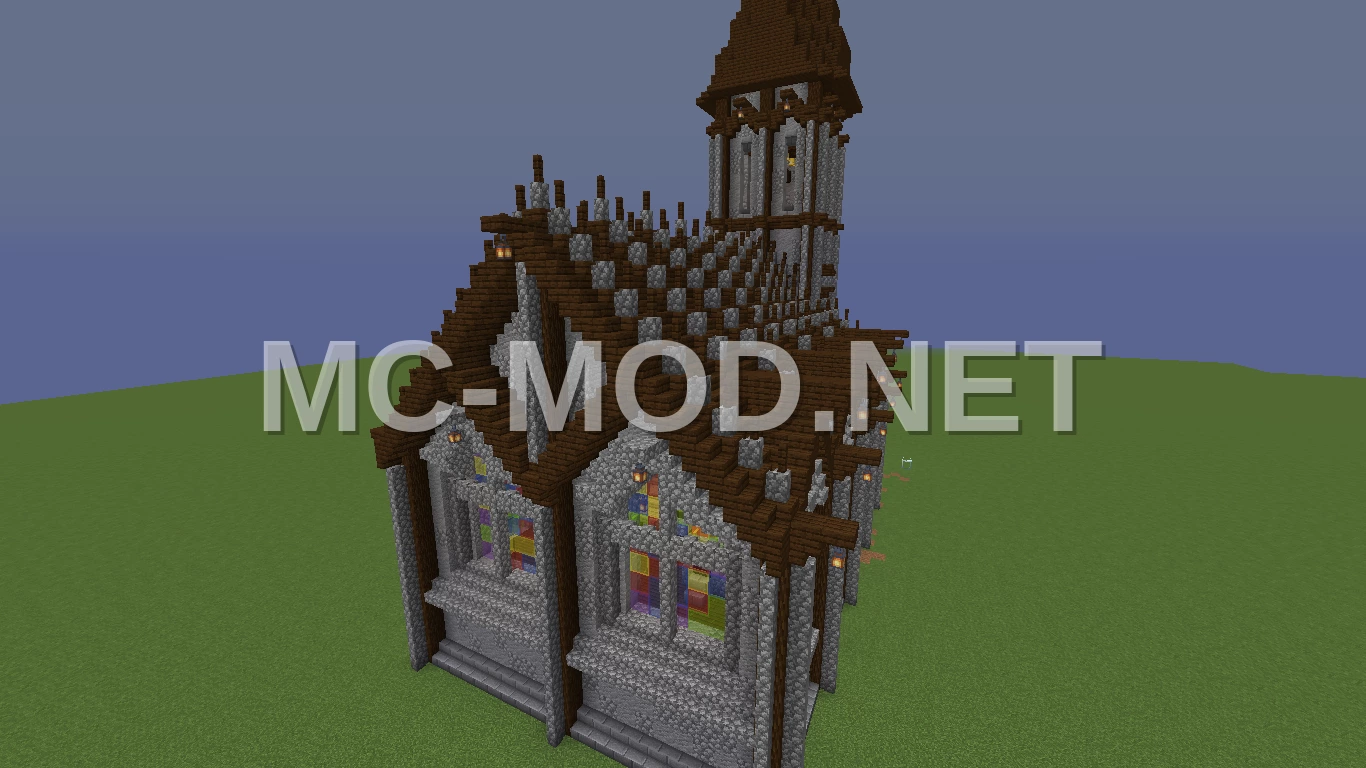 Medieval Town Church Building