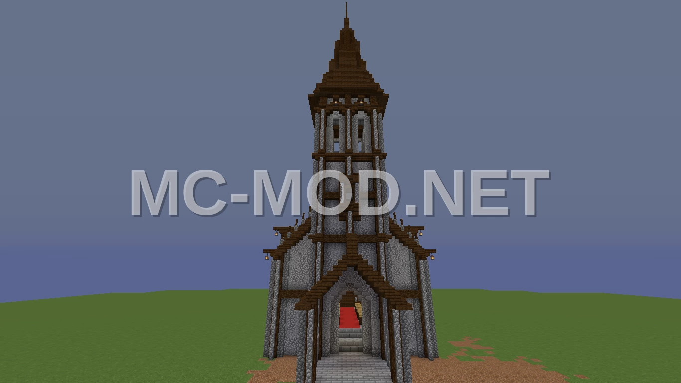 Medieval Town Church Building
