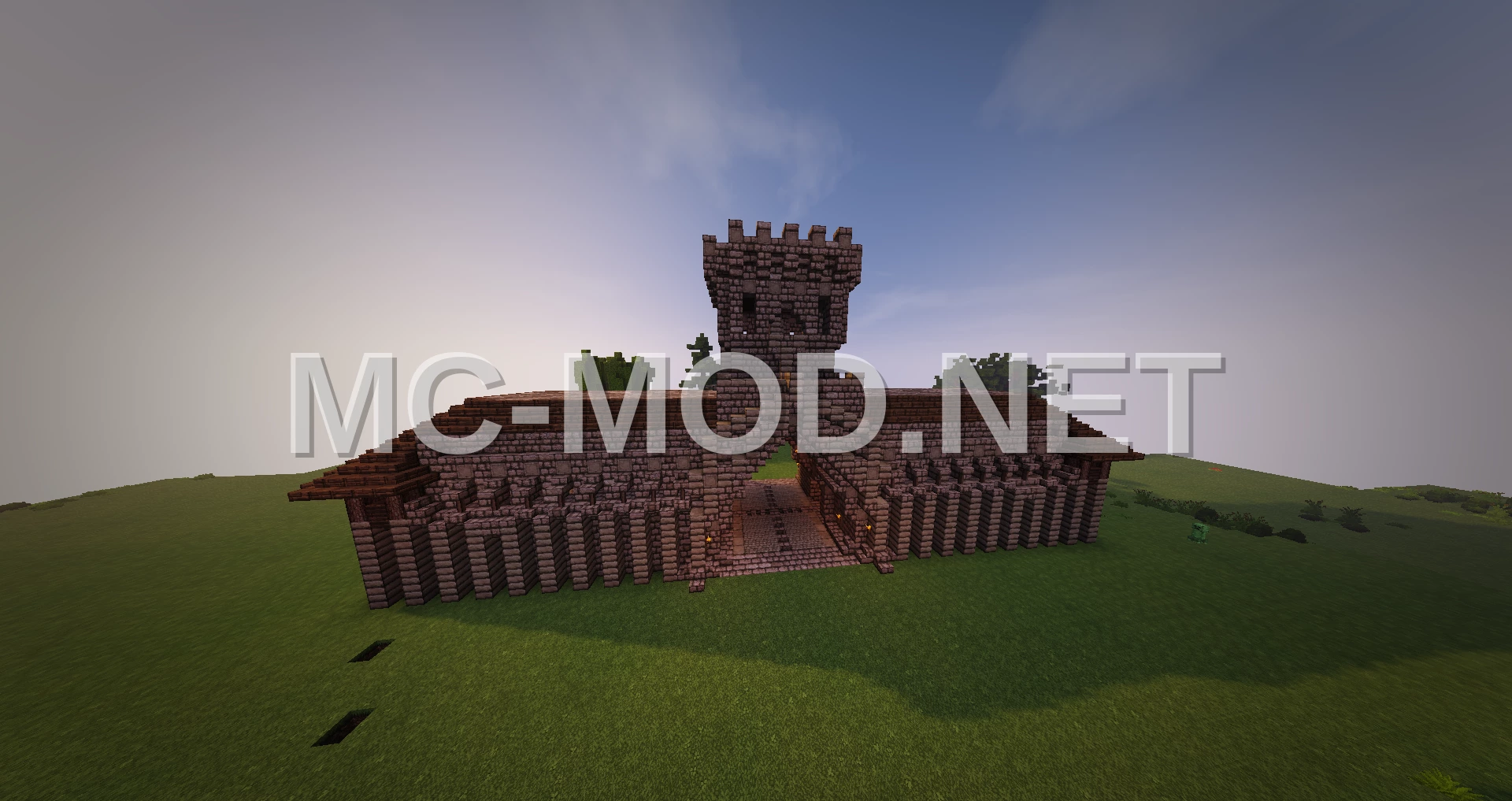Medieval Town Gate Structure