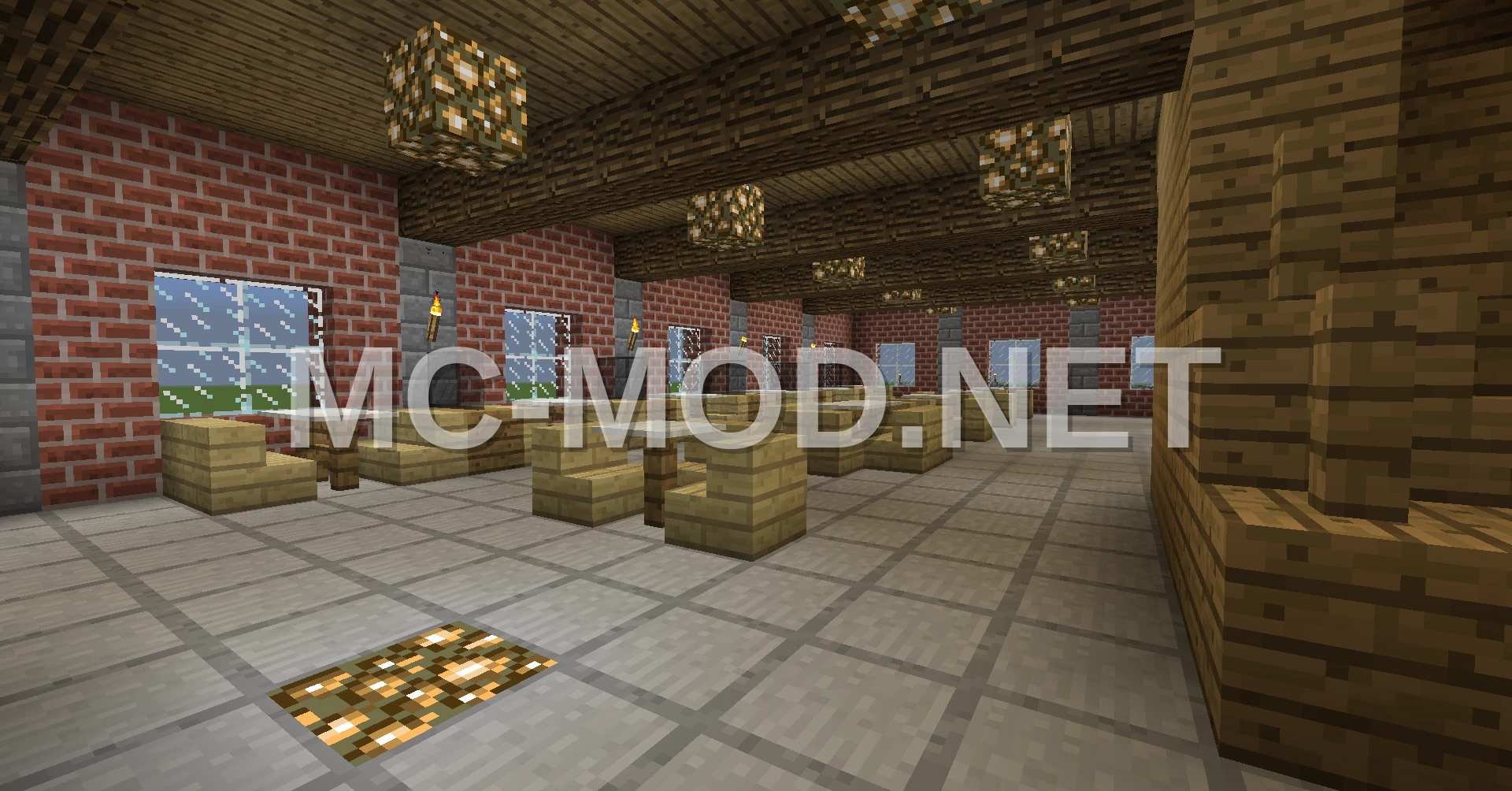 Medieval Train Station With Amenities