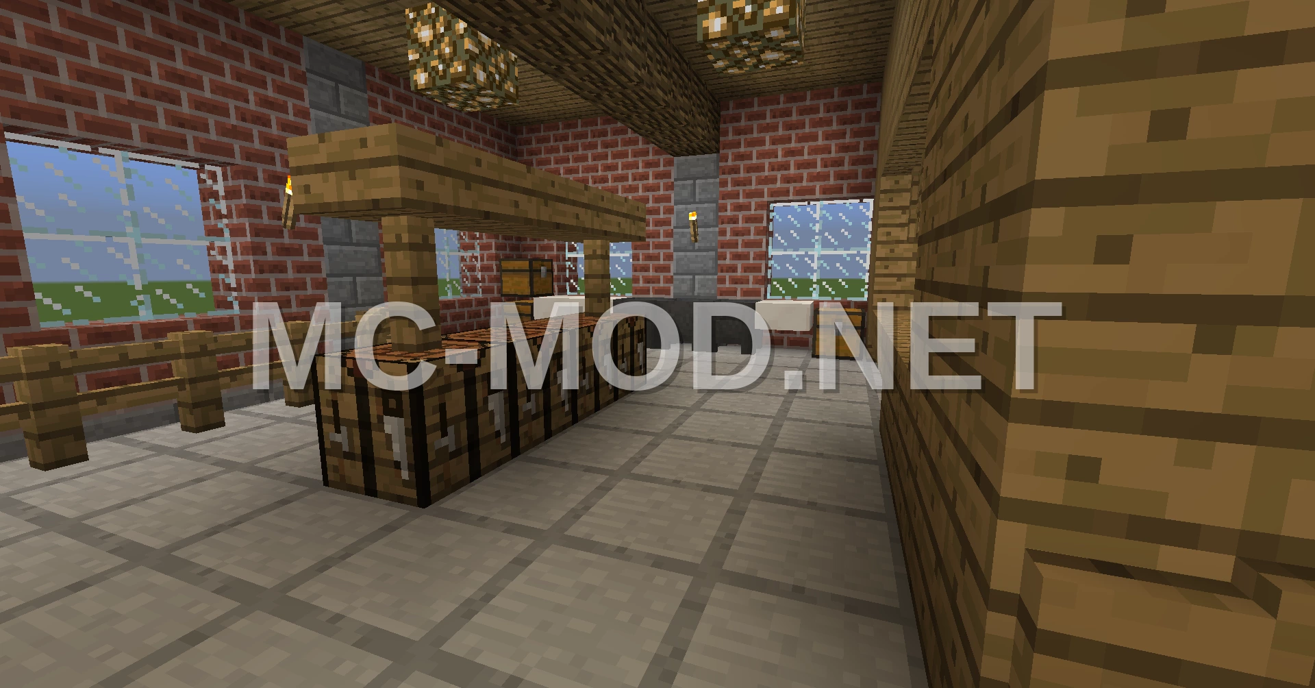 Medieval Train Station With Amenities
