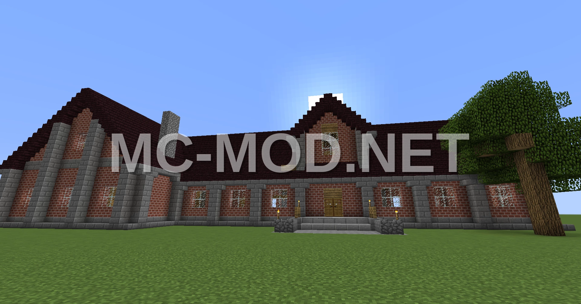 Medieval Train Station With Amenities