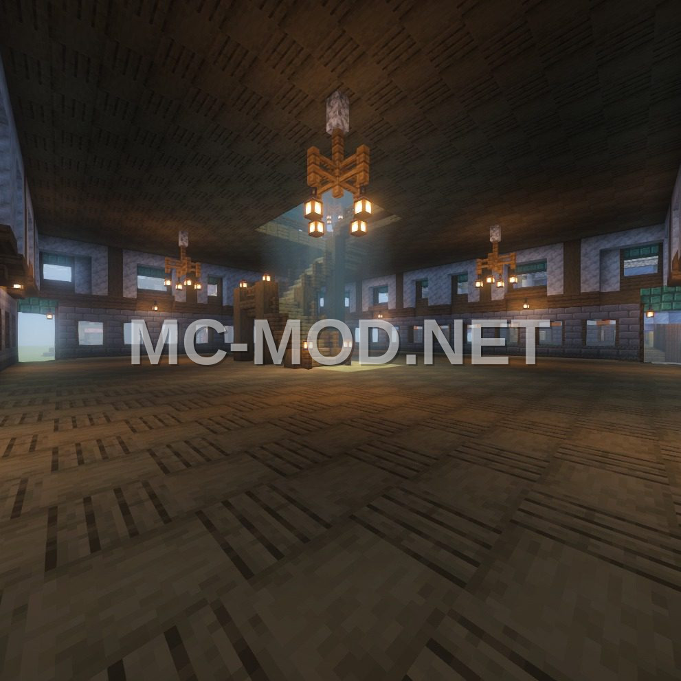 Medieval Turquoise Shop With Dome