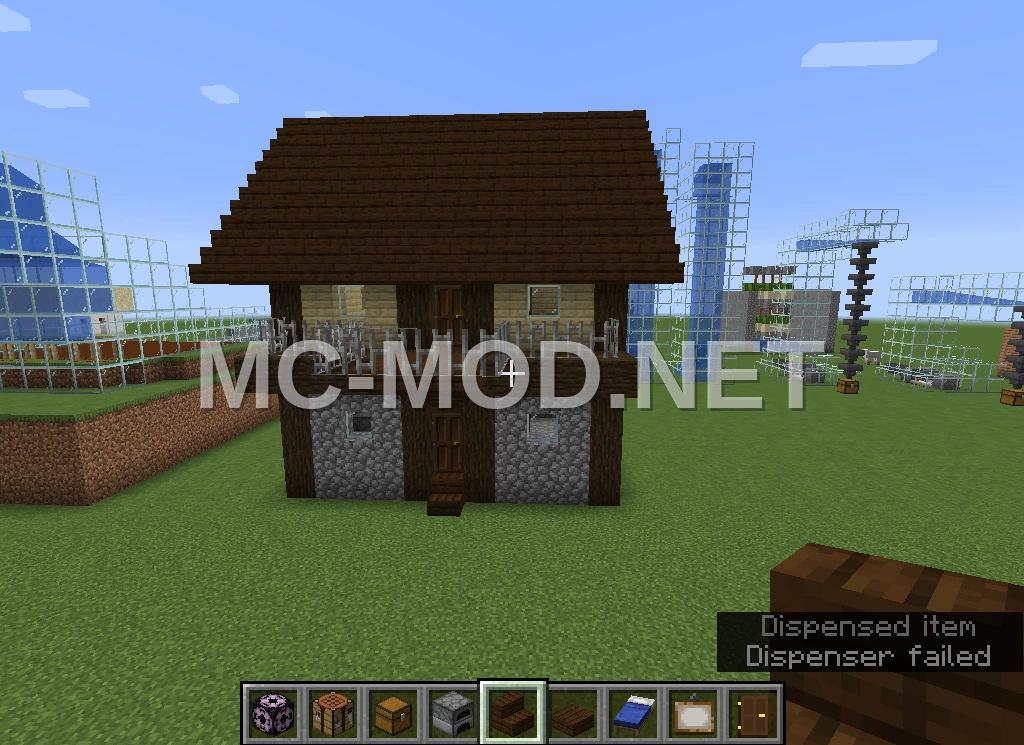 Dark Oak Medieval Village House