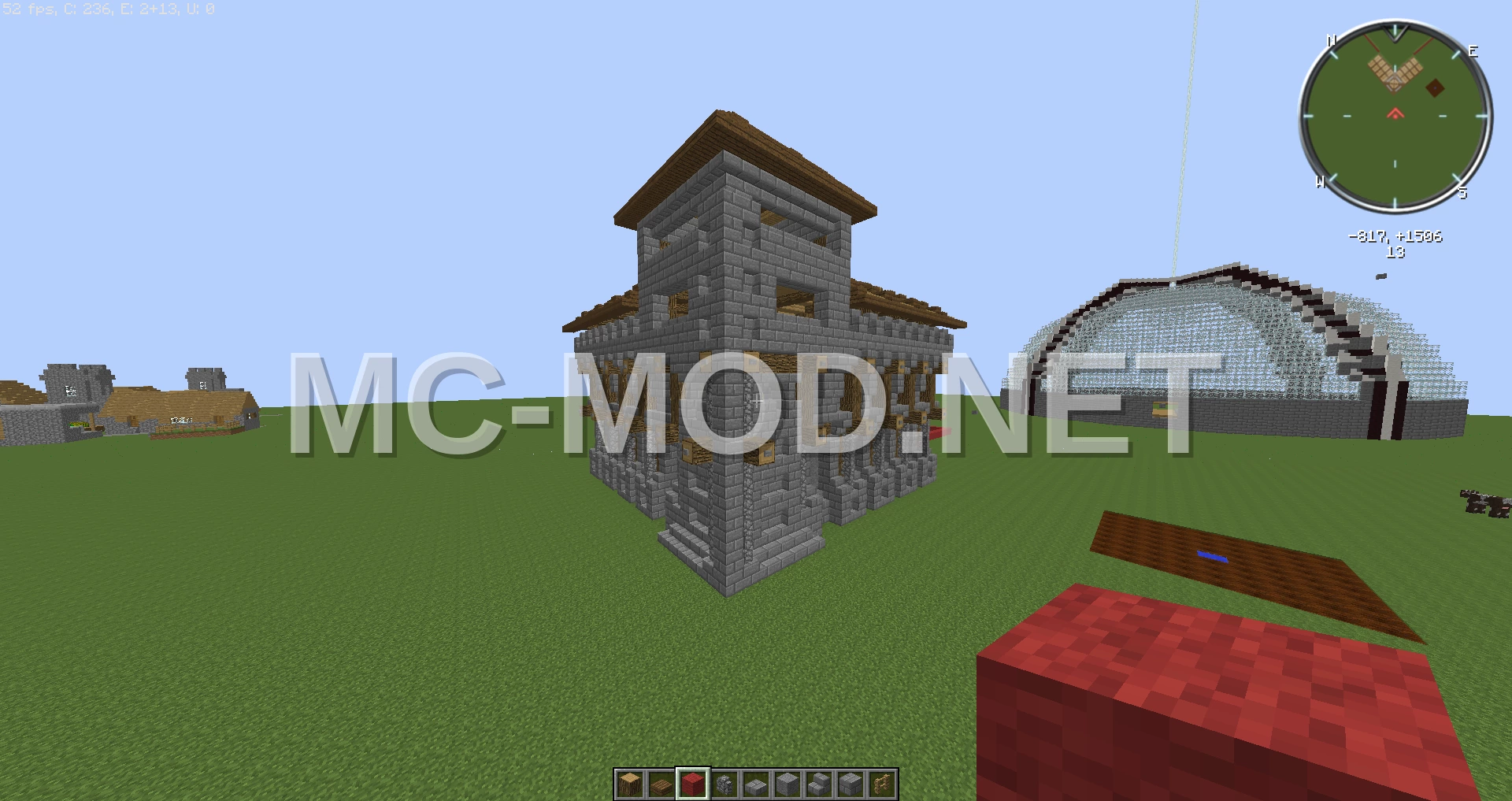 Medieval Wall Corner Tower