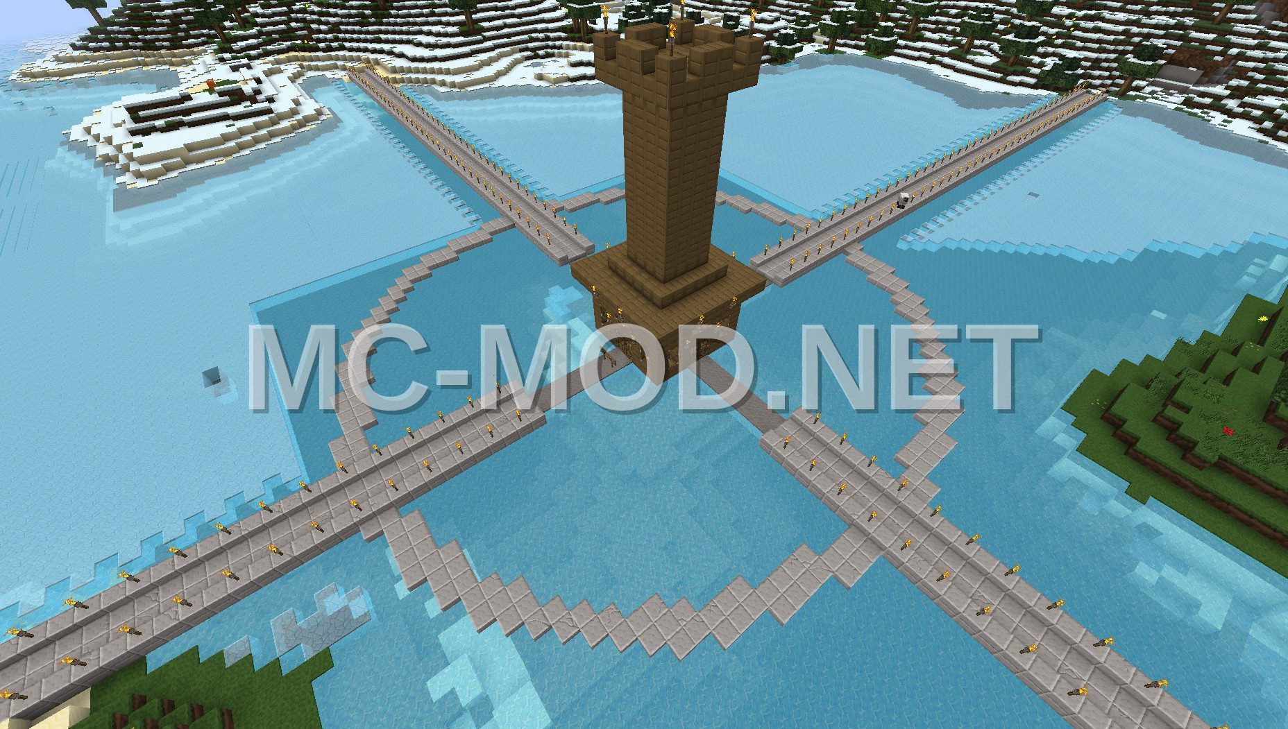 Medieval Waterfront Tower