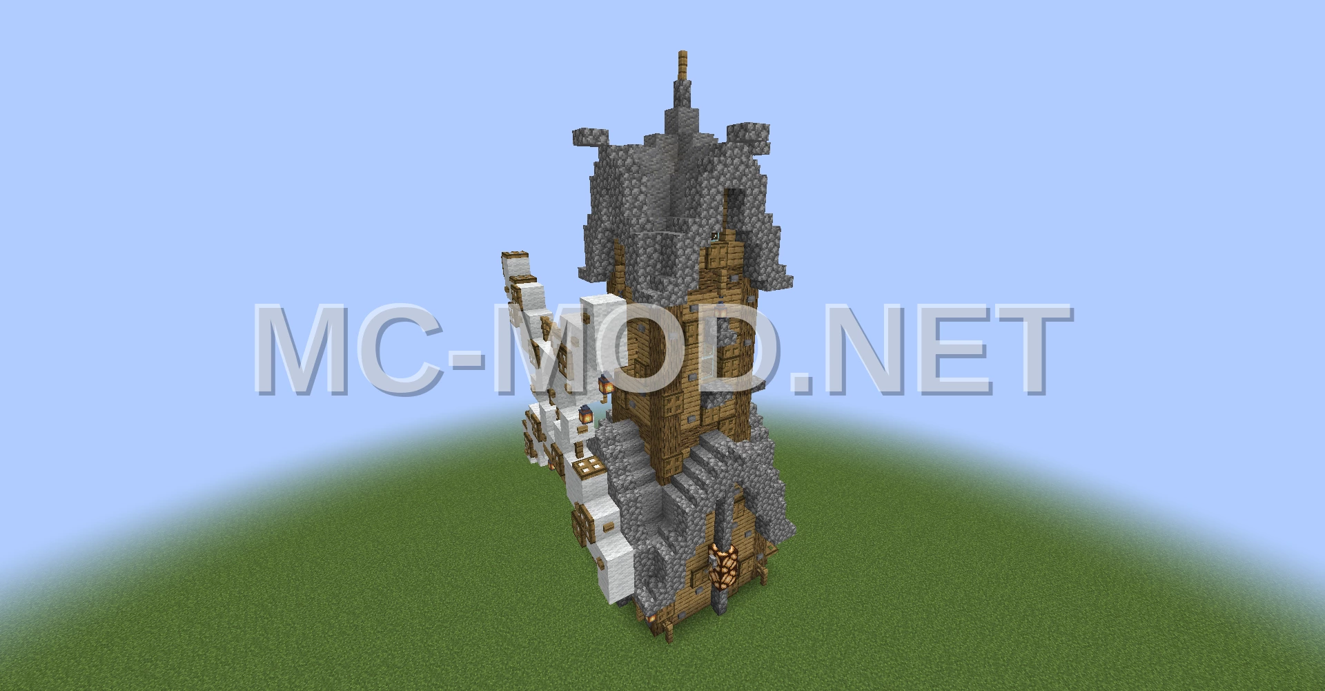 Rustic Medieval Windmill Build