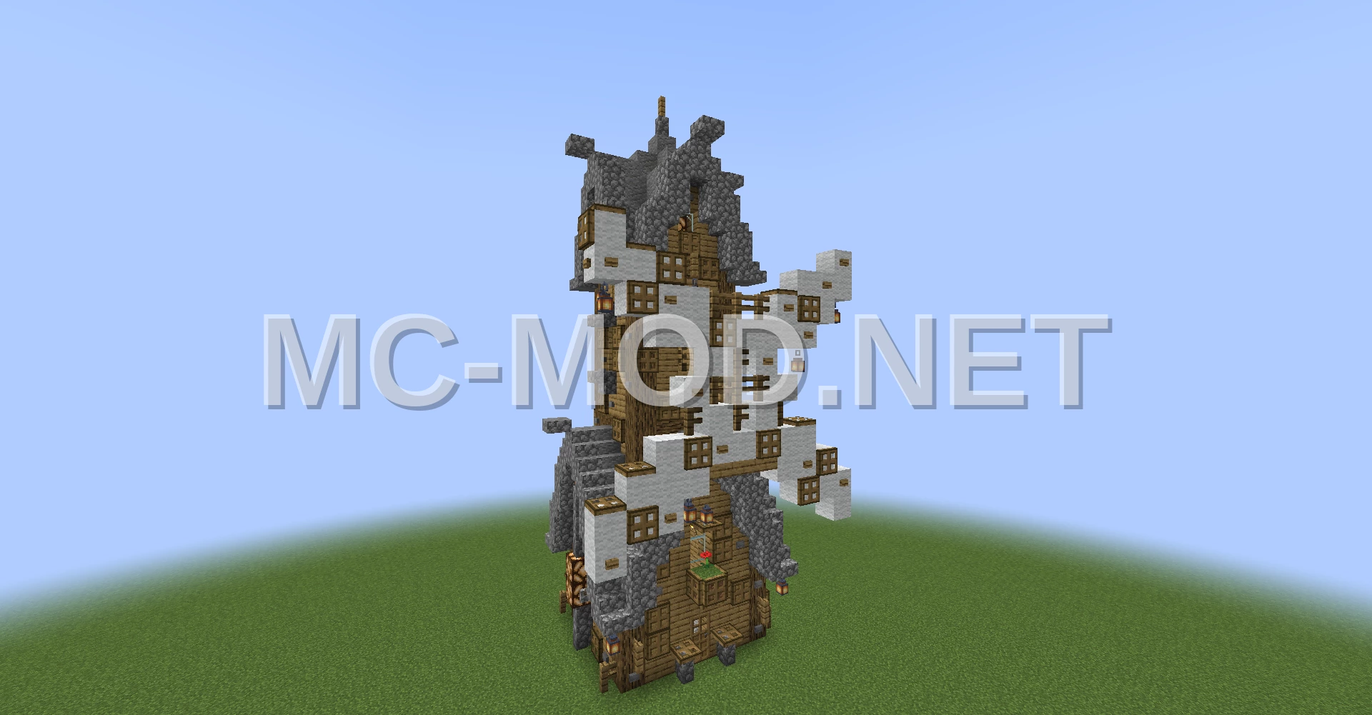 Rustic Medieval Windmill Build