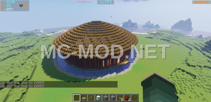 Medieval Wool Shed With Moat