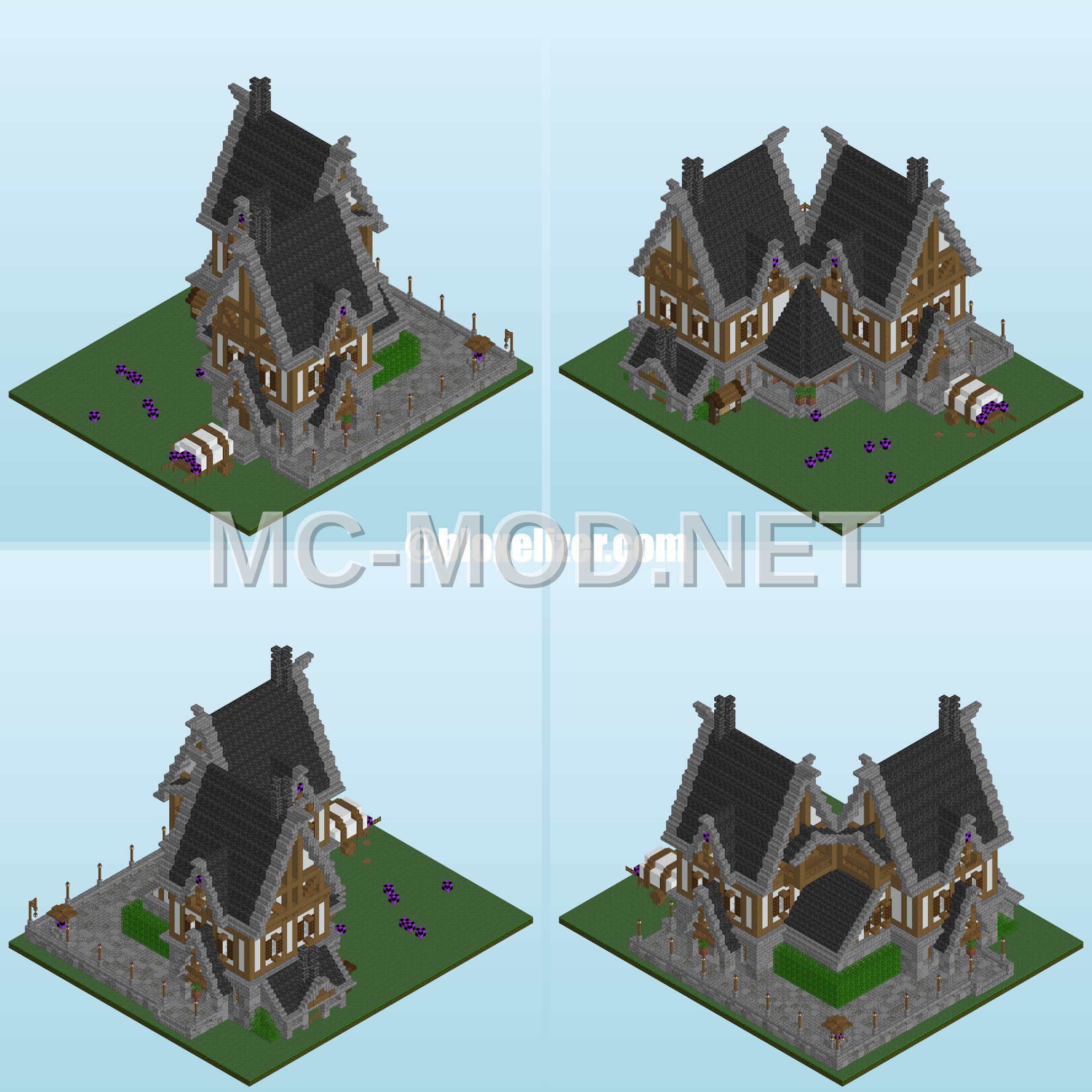 Medieval Stone Brick House