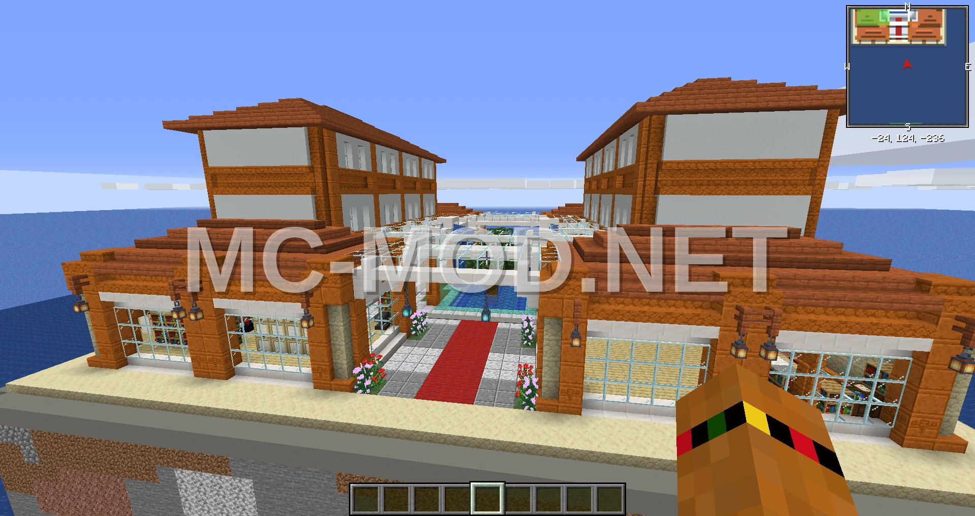 Mediterranean Style Shopping Center