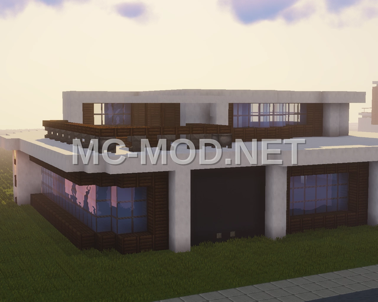 Medium Modern Villa For Minecraft