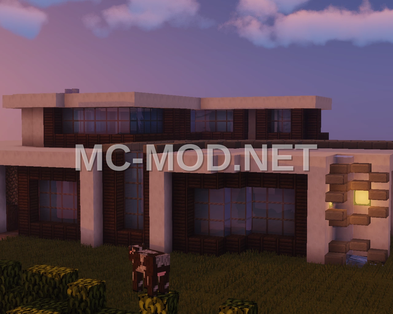 Medium Modern Villa For Minecraft