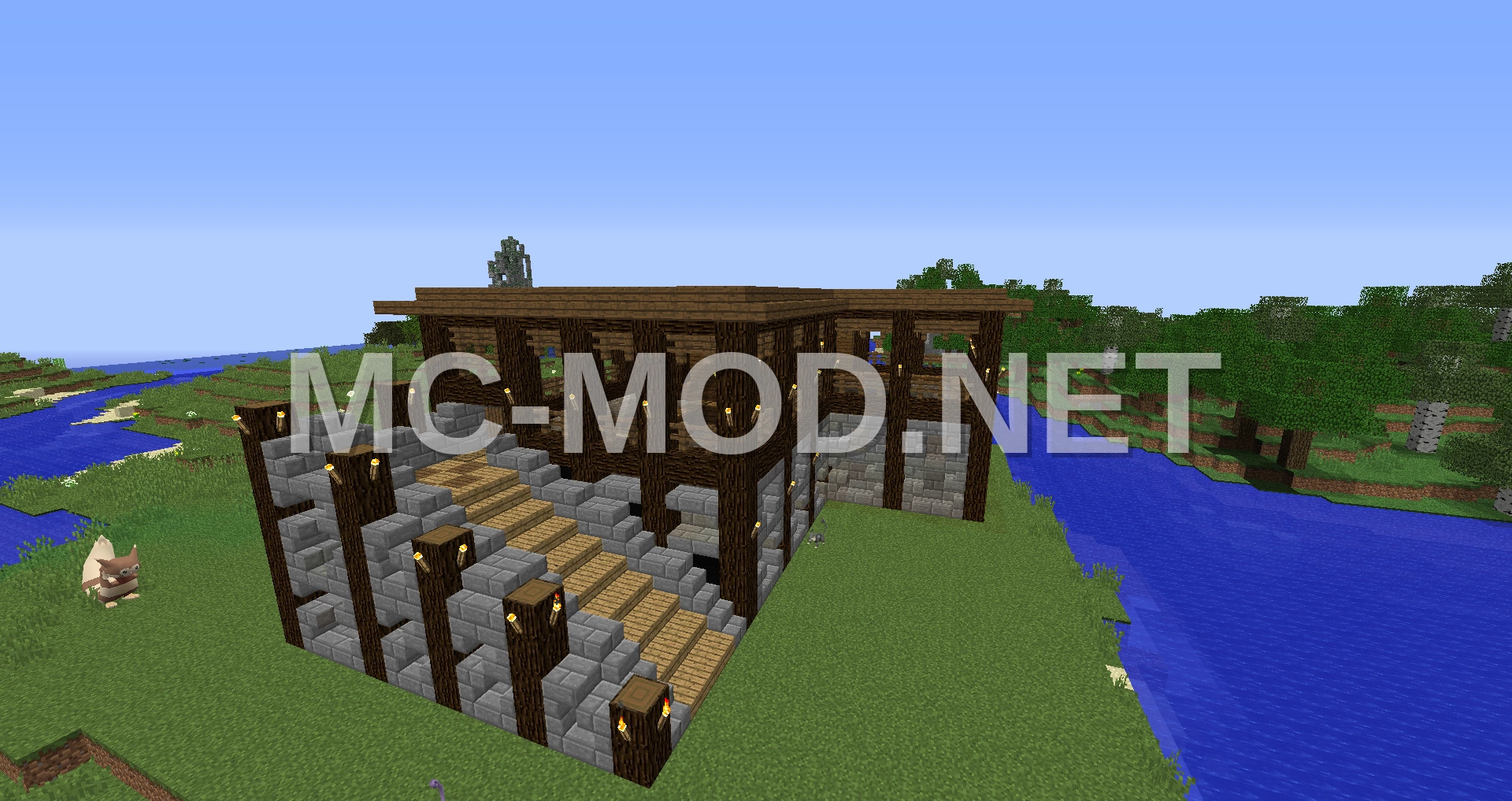 Medium Sized Shop Building