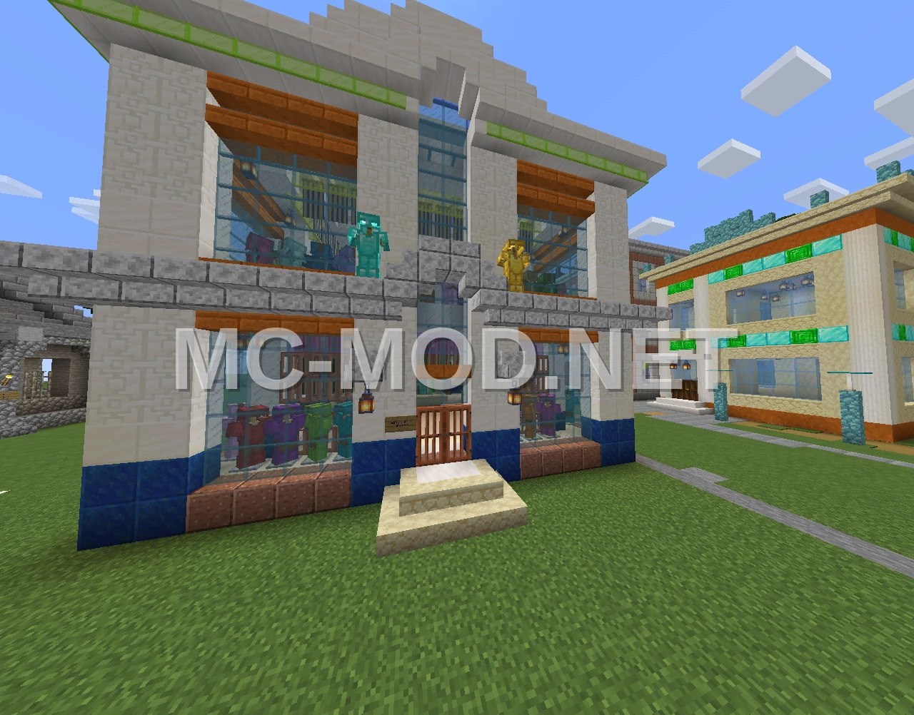 Mega Clothing Store With Workshop