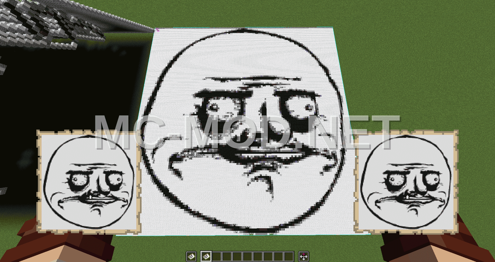 Meme Face Flat Map
