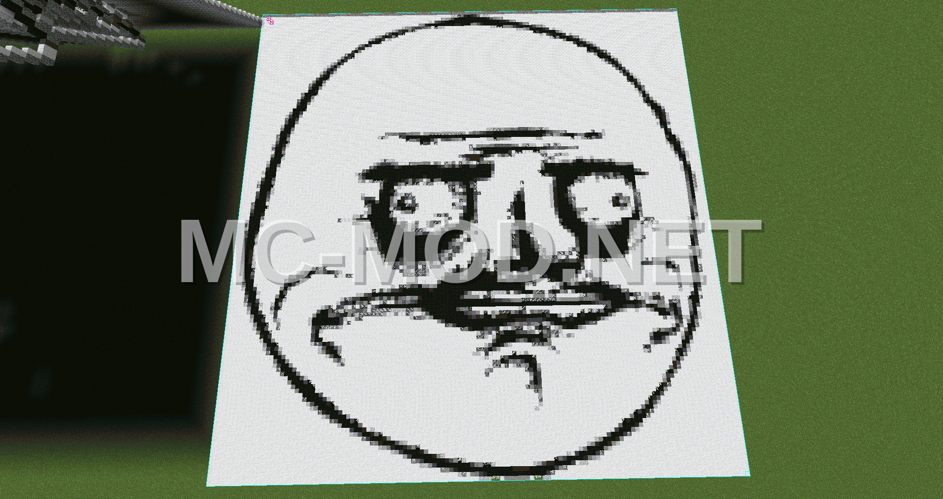 Meme Face Flat Map