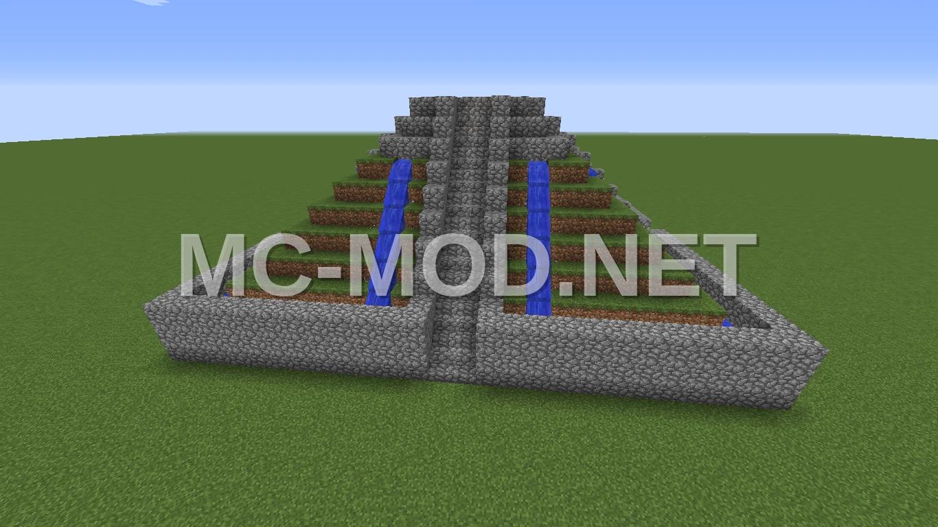 Mesoamerican Pyramid with Inca Terraces
