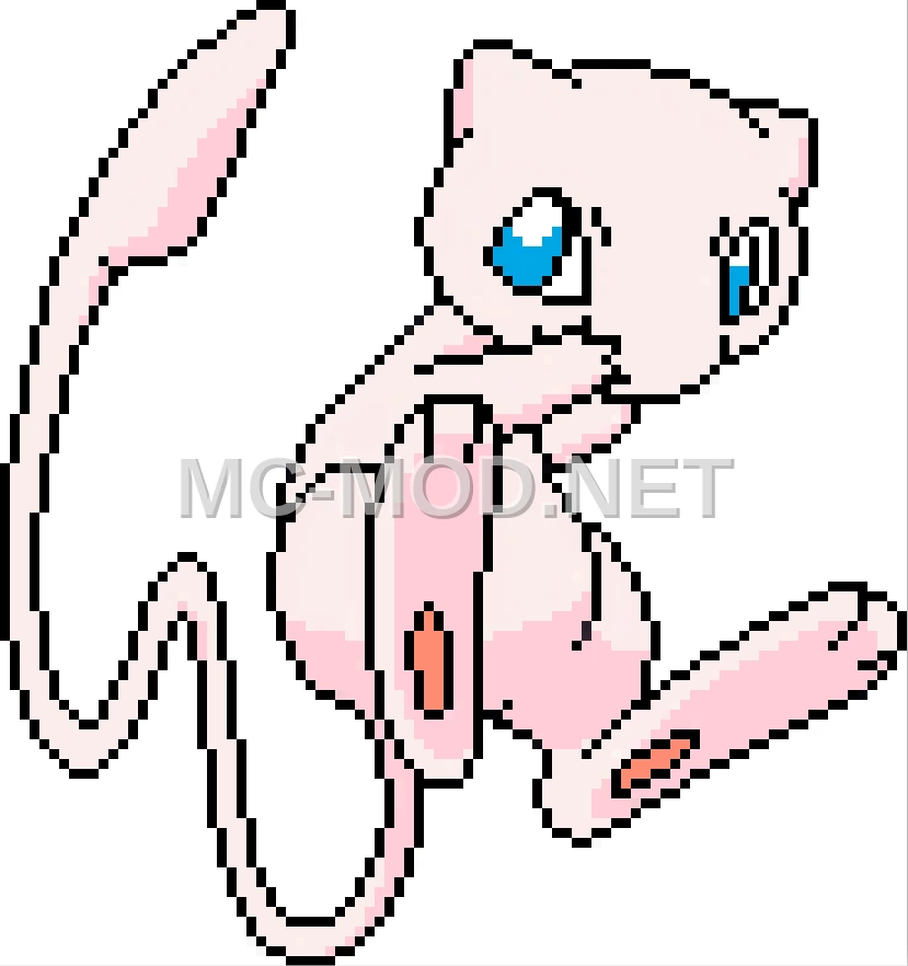 Mew Pixel Art