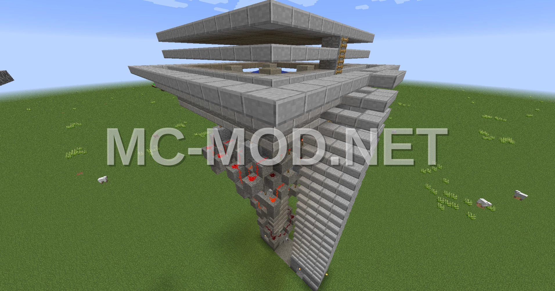 Mid-Game Redstone Mob Grinder