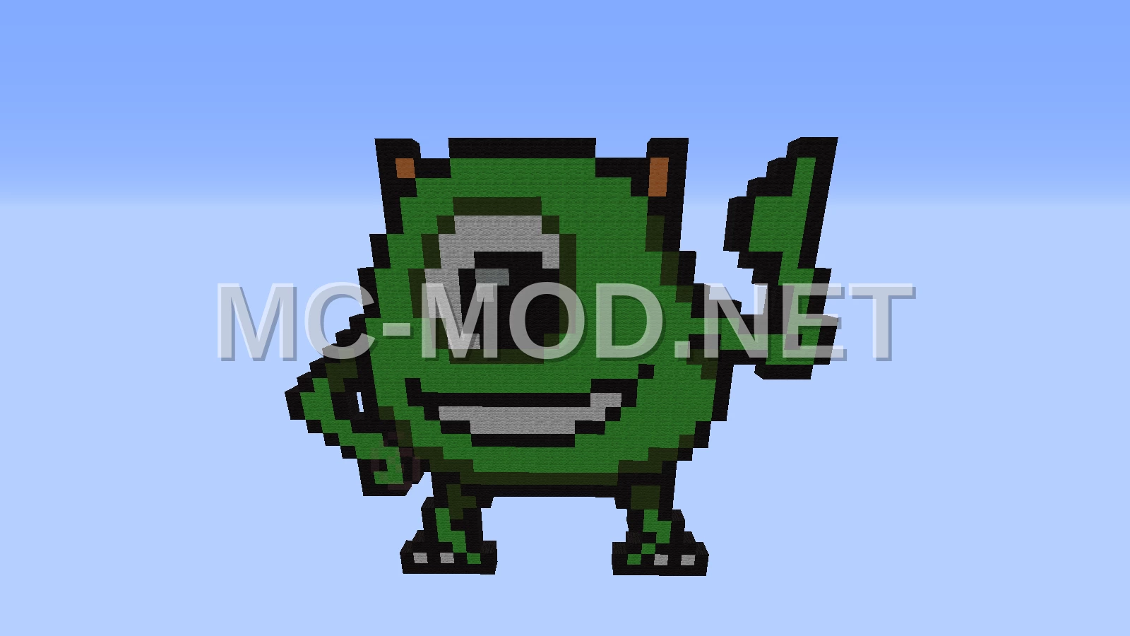 Mike Wazowski Pixel Art