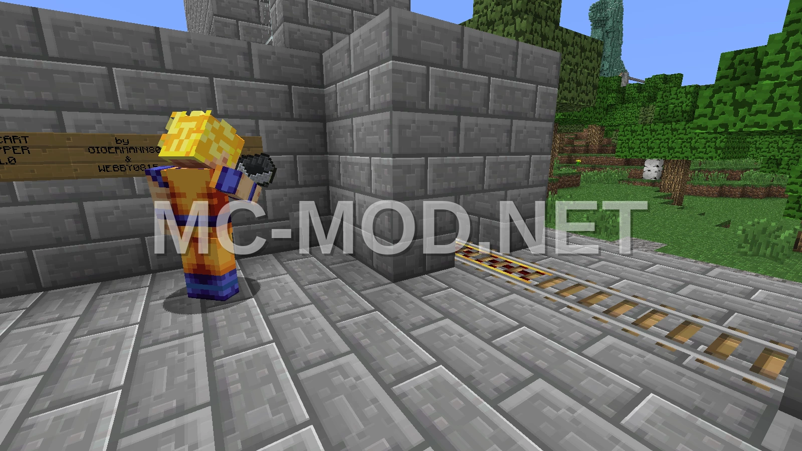 Minecart Dropper Station