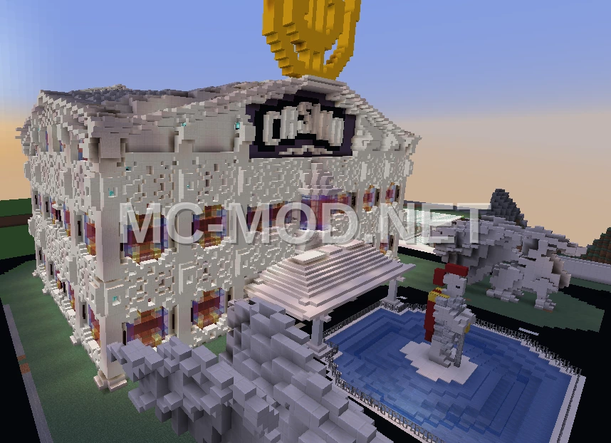 Minecraft Casino Mansion Structure