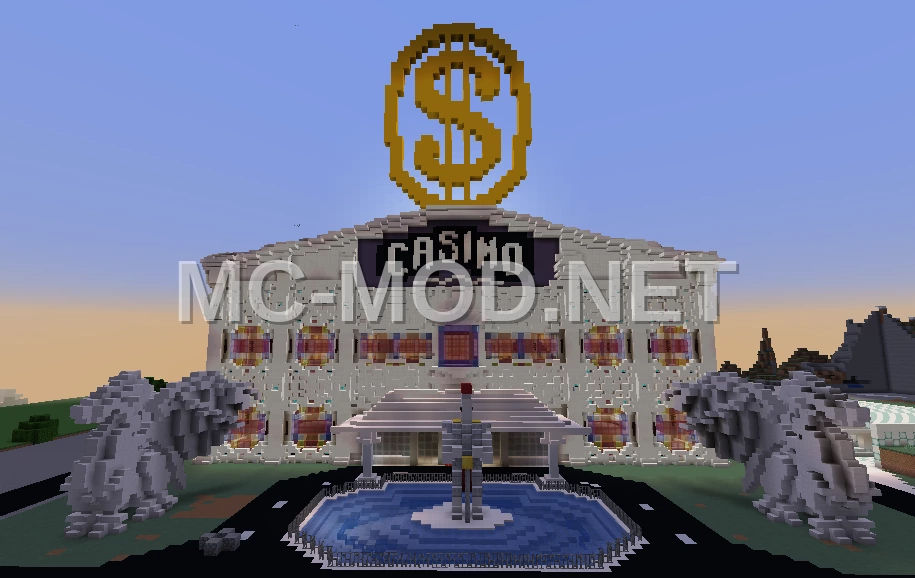 Minecraft Casino Mansion Structure